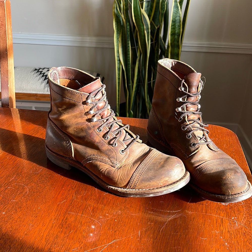 Red Wing Brown Ranger boots, Sz 9